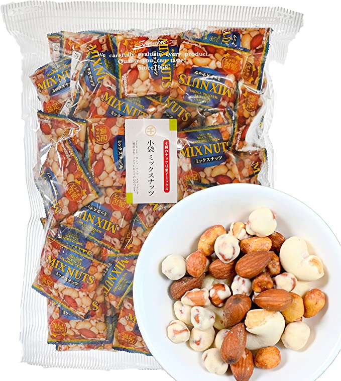 小袋 ミックスナッツ （約100袋） 個包装チャック付き袋