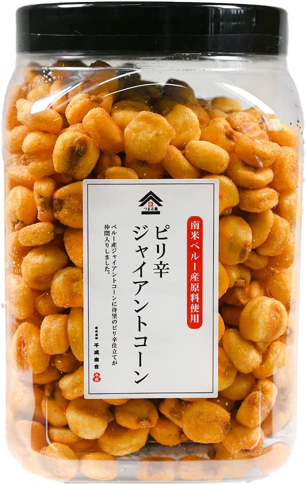 ピリ辛ジャイアントコーン 800g ポット入り パンチのきいたピリ辛味