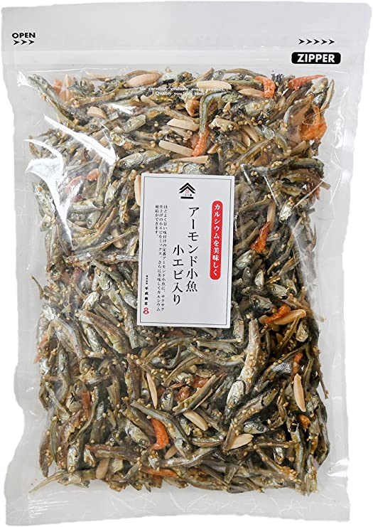 アーモンド小魚 干しエビ 国産 小魚 × アメリカ産 アーモンド × 小エビ