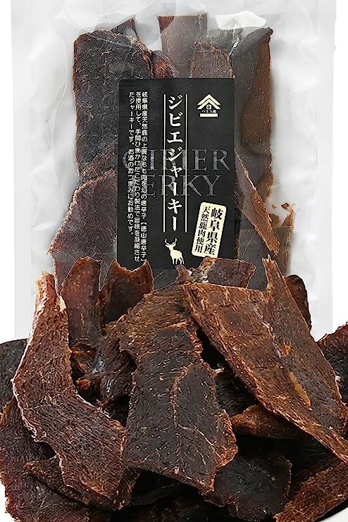 ふるさと納税 鹿肉 岐阜県 中津川市 天然鹿肉ジャーキー ペット用 100g 大容量 F4N-1706 天然鹿肉ジャーキー猟師のおつまみ ジャーキー おつまみ つまみ